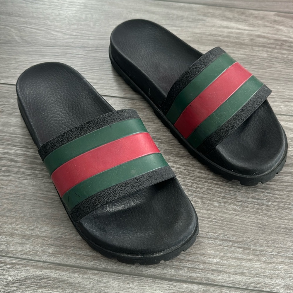 Gucci Slides Size 10 - image 1